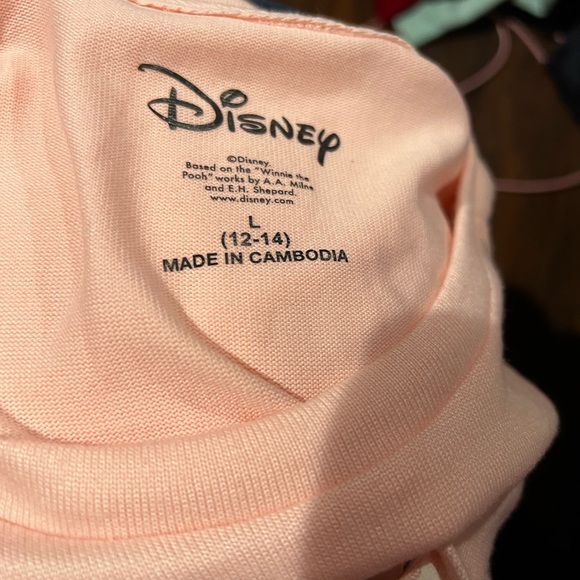 Disney mix match top large 22 pit bottom XL 18 waist Women's Pink Pajama Set - Picture 2 of 7